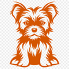 Stunning Yorkshire Terrier Decal