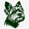 Unique Yorkshire Terrier Vector Drawing