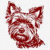 Beautiful Yorkshire Terrier Clipart