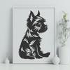 Free Yorkshire Terrier Digital Drawing