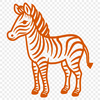 Cute Zebra DXF